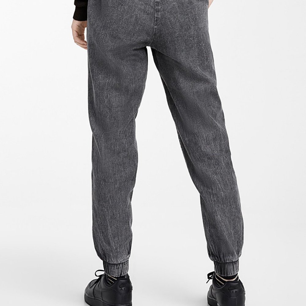 Organic Cotton Denim Joggers - Picture 2 of 12
